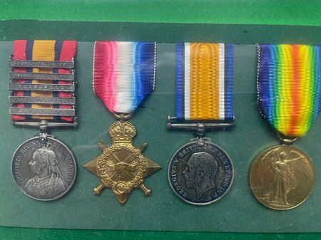 Claude Hull's medal group