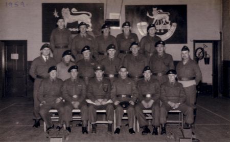 A group of Ledbury Territorials 1959