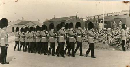 Reg (stood at rear) at Penally Camp 1956 with Herefordshire Army Cadet Force