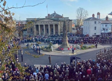 St Peter's Square War Memorial, Remembrance 2025.
